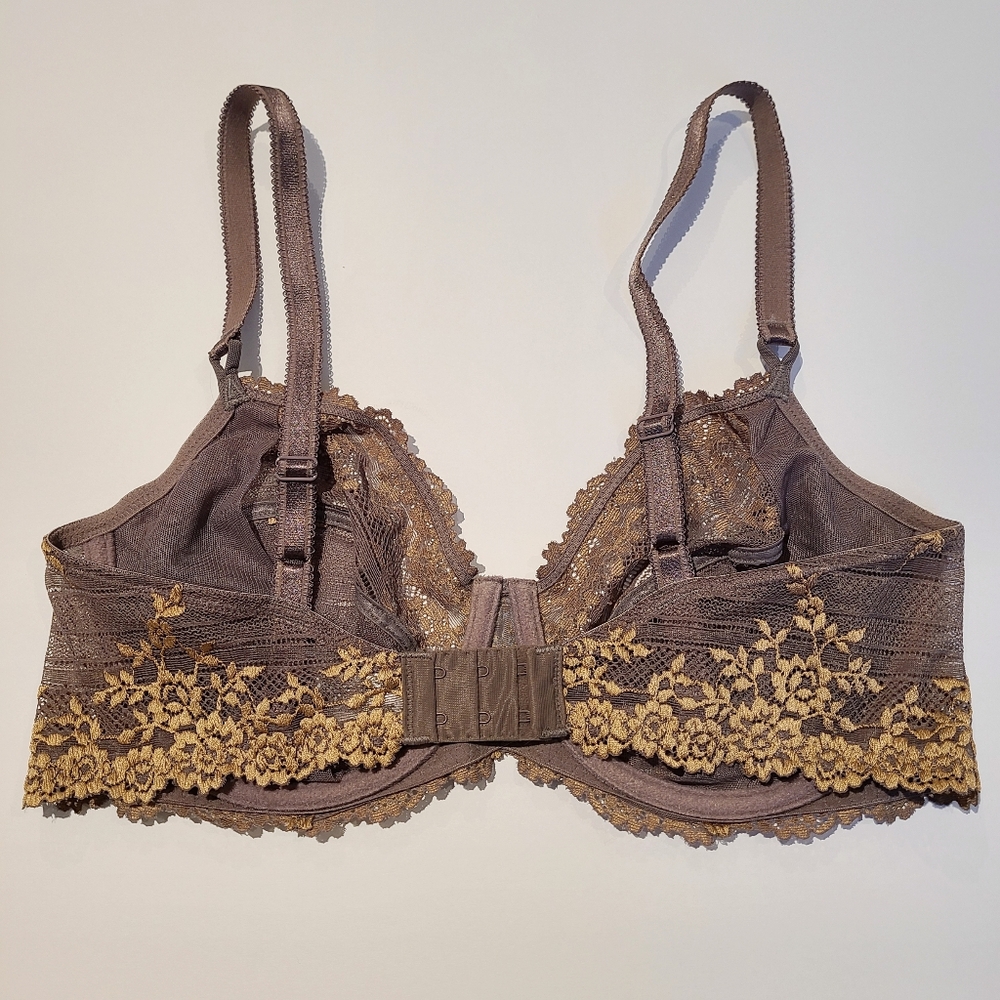 Wacoal Embrace Lace Underwire Unlined Bra 40D - Picture 4 of 6